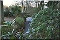 Stony bridge on the river Caen as seen from downstream