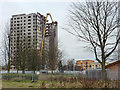 Demolition of Phoenix Rise in Blakenhall, Wolverhampton