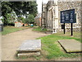 Tomb tops in Halesworth Churchyard