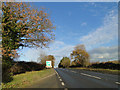 The A12 north of Darsham and the A144 junction ahead