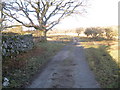 NX3869 : Farm track on the Moor of Barclye by John Ferguson