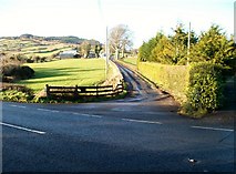 J3235 : Private road from the A25 to Carrownfreagh Farm, Burrenbridge by Eric Jones