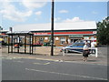 Bus shelter in The Street