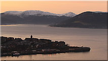 NS2477 : Gourock and the Clyde coast from Lyle Hill by Andy Campbell