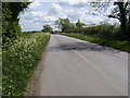 Road heading up to Cross Roads Farm