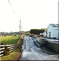 View south along Burrenreagh Road near Kane Heating Depot