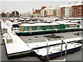 Bridgwater Docks in winter