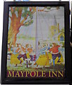 Sign for the Maypole Inn