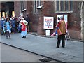 The Exeter Nativity outside St Stephen