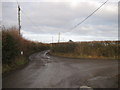 Lane junction on Agester Lane