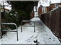 A snowy Aldsworth path