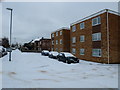 A snowy Hillside Court