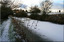 SP4835 : Frozen Oxford Canal by David Lally