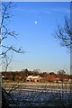 Moon over Mill House Farm