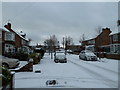 Approaching a dead end in a snowy  Lealand Road