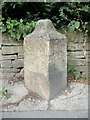 Defaced milestone, Highgate Road, Clayton Heights