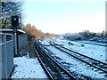 The view from the SE edge of Radyr railway station, Cardiff