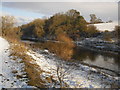 Snow and ice on River Wear