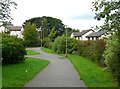 Footpath into a housing estate, Pasture Lane, Clayton