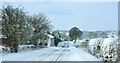 Kirkby Moor Road in winter