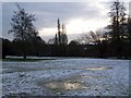 Snow and ice, Riverside Park