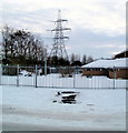 ST3186 : Pylon behind Conference Centre, Newport by Jaggery