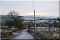 Todmorden Road approaching Swinden Bridge