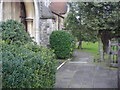 Entrance to the church, The Ridgeway, Enfield