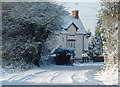 Farm road joining  Wakeley Hill, by Penn Common, Staffordshire