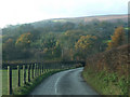 Approaching junction near Pontyspig