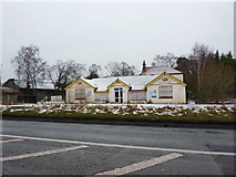 SJ7470 : Former hire depot on the A50 at Rudheath Woods by Alexander P Kapp