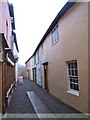 Hidden mews off Broad Street, Ludlow