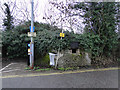 Pillbox at Diss Railway Station approach