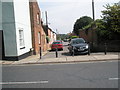 Looking across The Thoroughfare into Deben Road