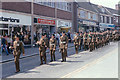 Intelligence Corps parade in High Street, Ashford