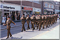 Intelligence Corps parade in High Street, Ashford