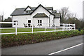 Old Bungay Road past Manor House, Scole