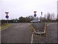 Small traffic island by the A3