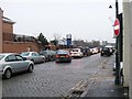 Queuing traffic in The Mall, Newry