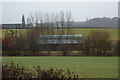 SK4667 : Fields around Stockley Farm by Andrew Hill