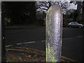 TQ3370 : Boundary marker, junction of Lansdowne Place and Tudor Road, Upper Norwood by Christopher Hilton