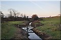 A bypass channel built in 2003 to alleviate flooding in Bradiford