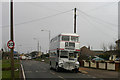 Vintage bus at Point Road, Canvey