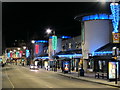 TQ8109 : Queens Road Christmas lights by Oast House Archive