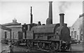 Crewe Works: one of the ancient ex-London & North Western works shunters