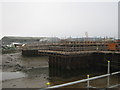 The Northern Relief Road Bridge construction works in Milton Creek