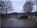 Car park at the Museum of Rural Life, Tilford