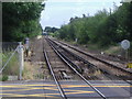Railway line south of Chertsey station