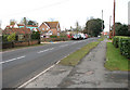 Wangford Road (B1126) through the village of Reydon