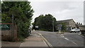 Looking from Bridge Street across the roundabout towards the URC